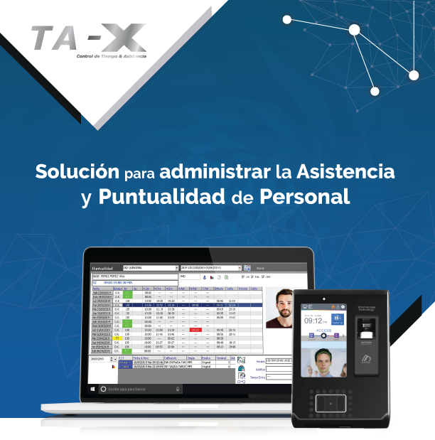TA-X Software control de tiempo y asistencia