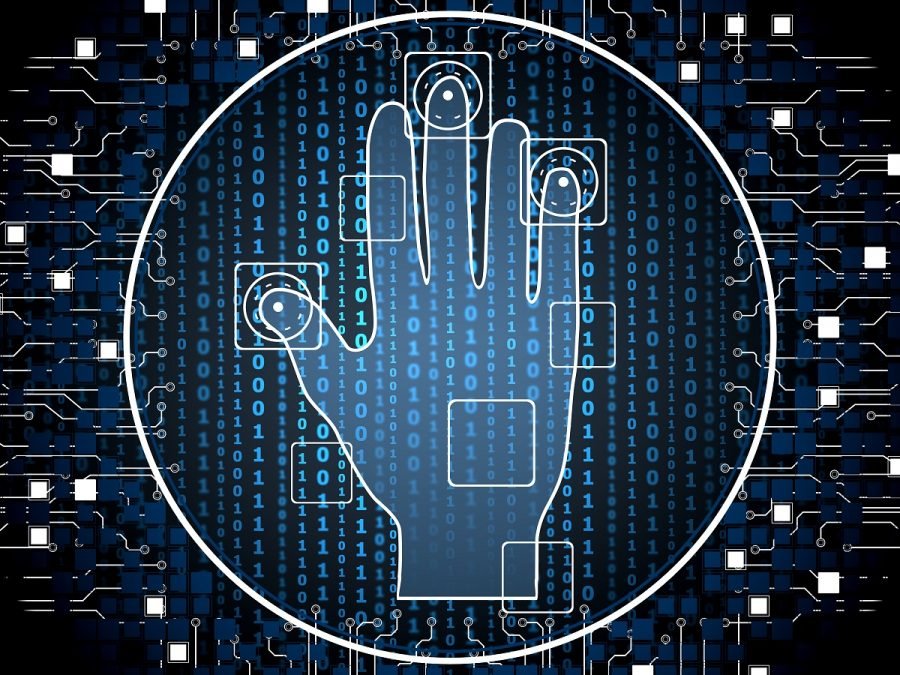 Digital security concept biometría