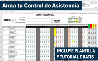 Cómo Hacer un Registro para Control de Asistencia en excel de forma manual