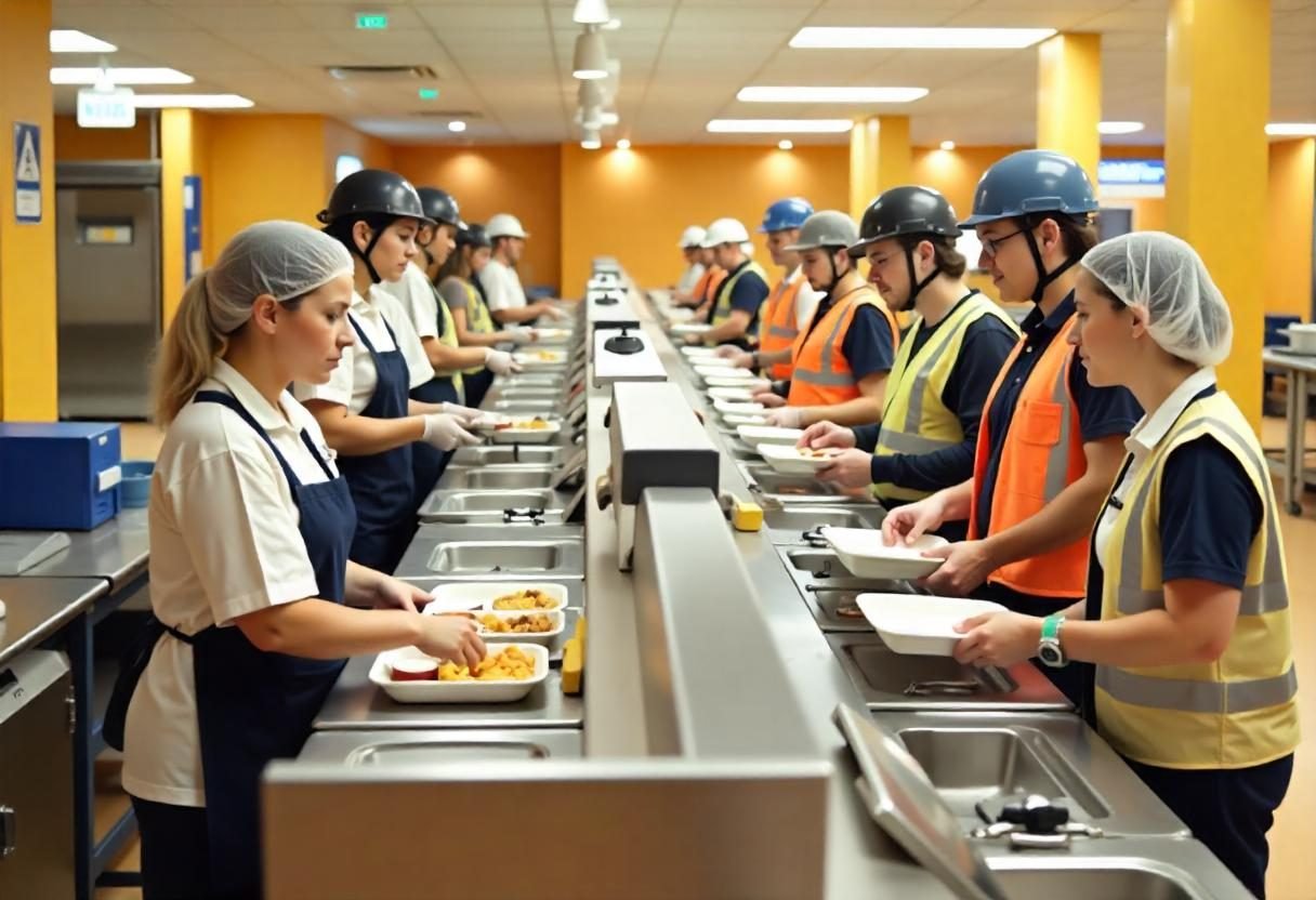 Control de comedores industrial