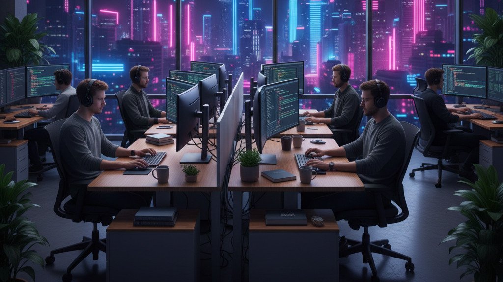 Google Antigravity: IA Revoluciona el Desarrollo Software 2 Personas probando Google Antigravity