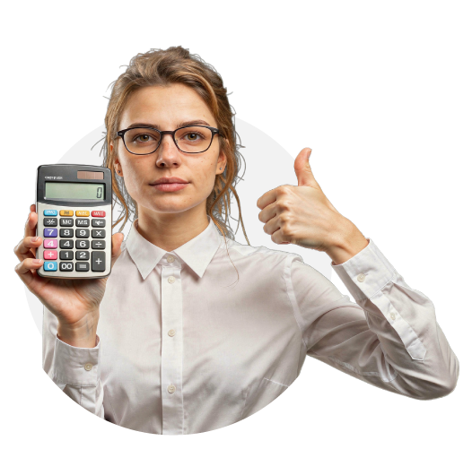 Chica calculadora Salario Base