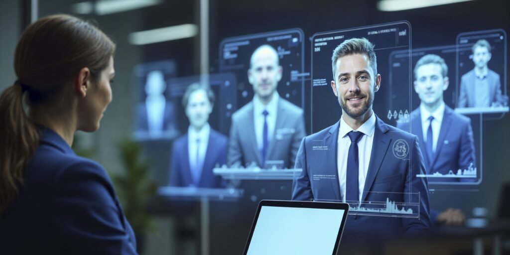 futuristic technology concept