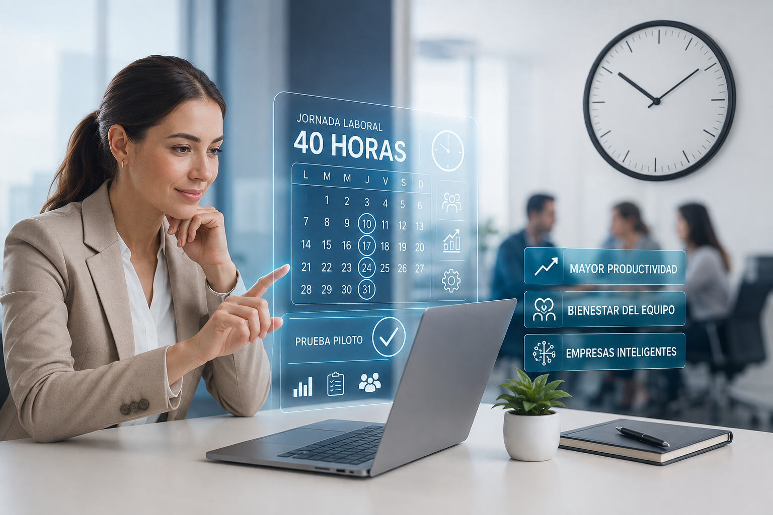jornada de 40 horas ya tiene calendario.